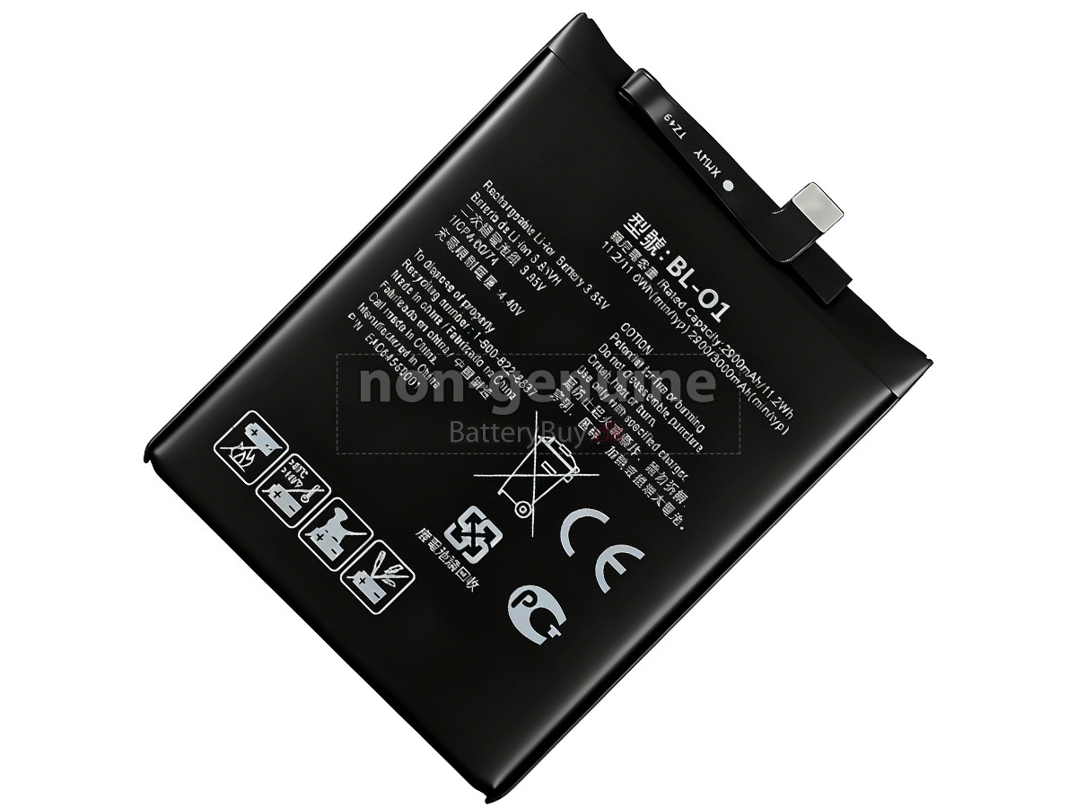 LG K8 + udskiftningsbatteri
