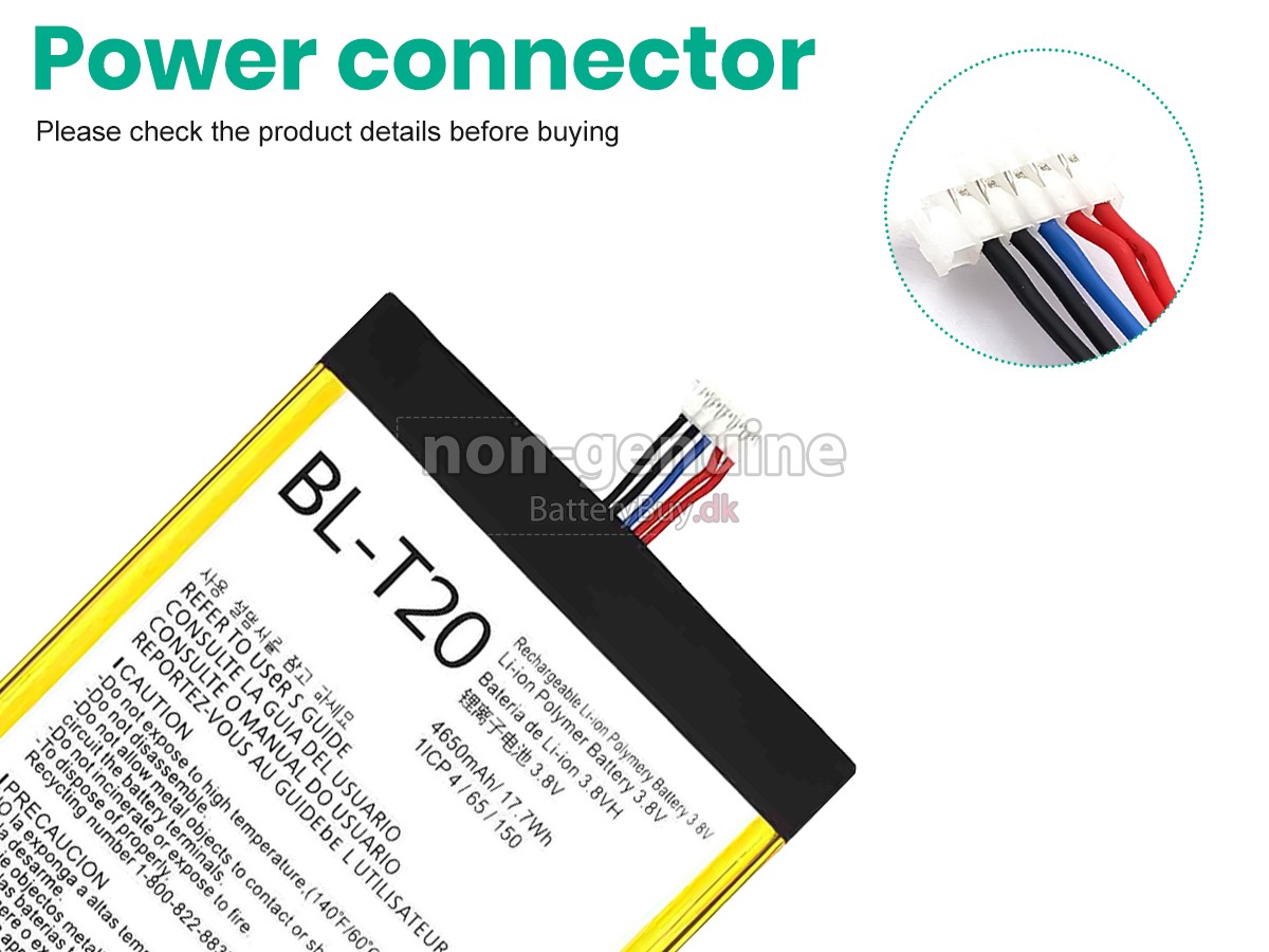 LG BL-T20 udskiftningsbatteri