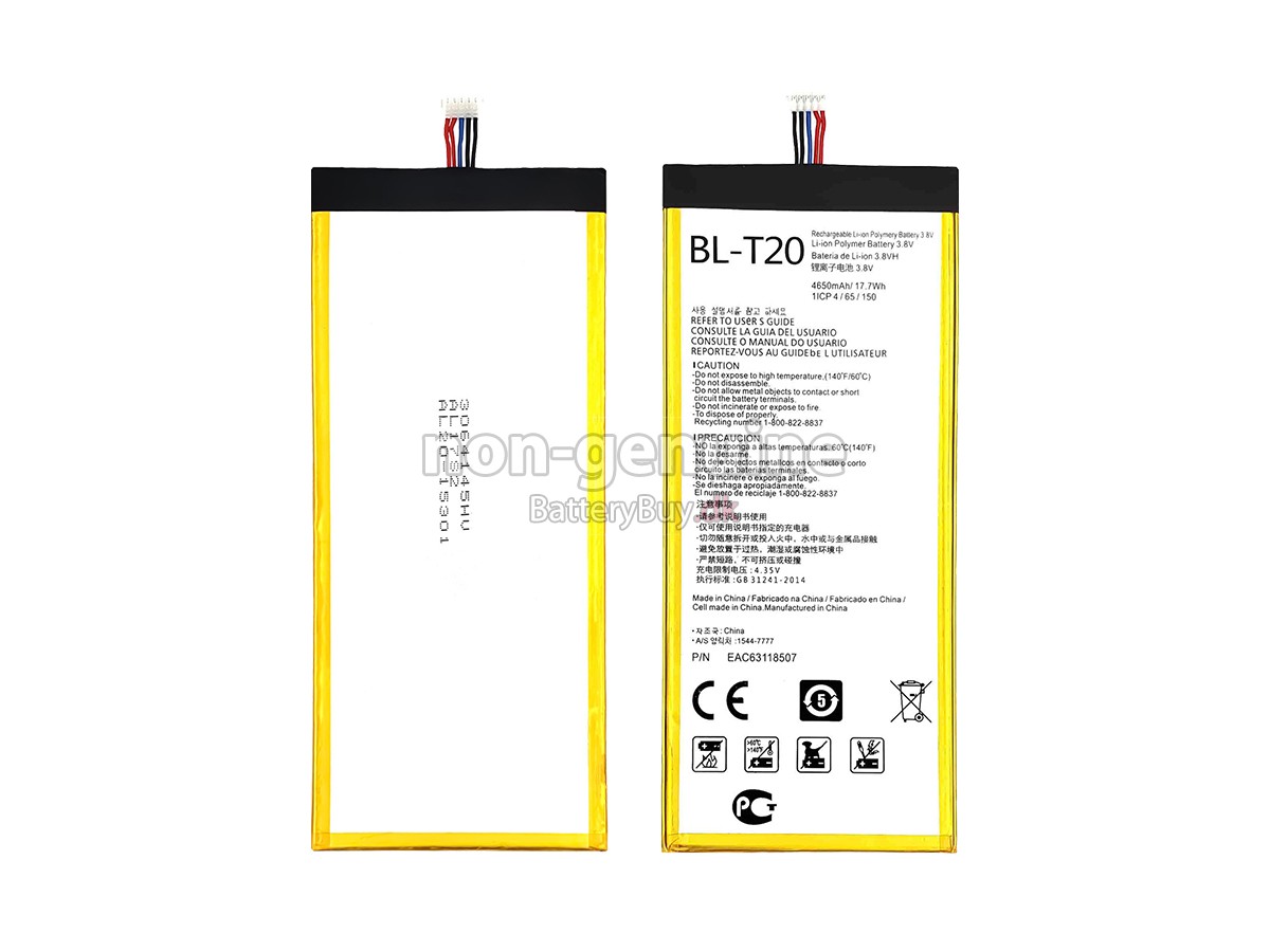 LG BL-T20 udskiftningsbatteri
