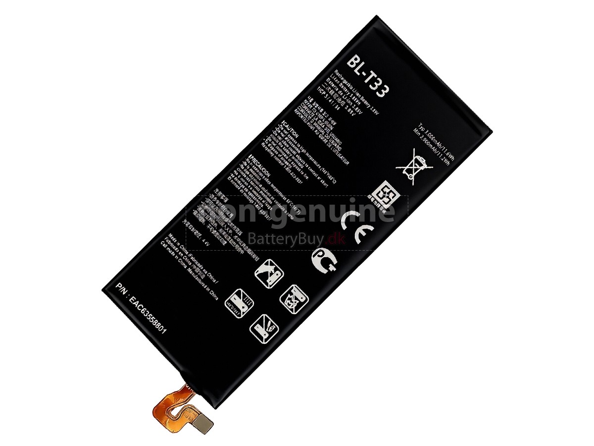 LG Q6+ udskiftningsbatteri