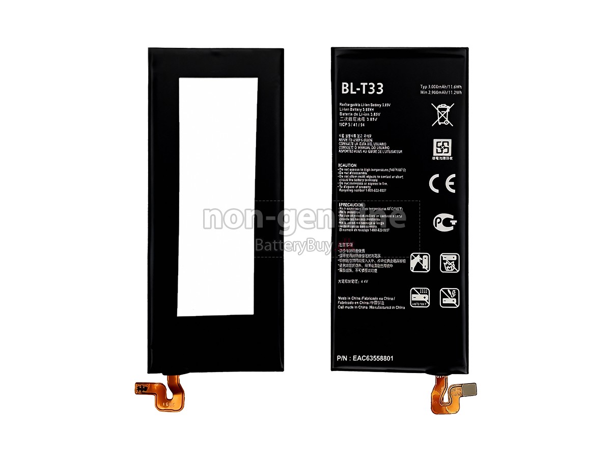 LG Q6+ udskiftningsbatteri