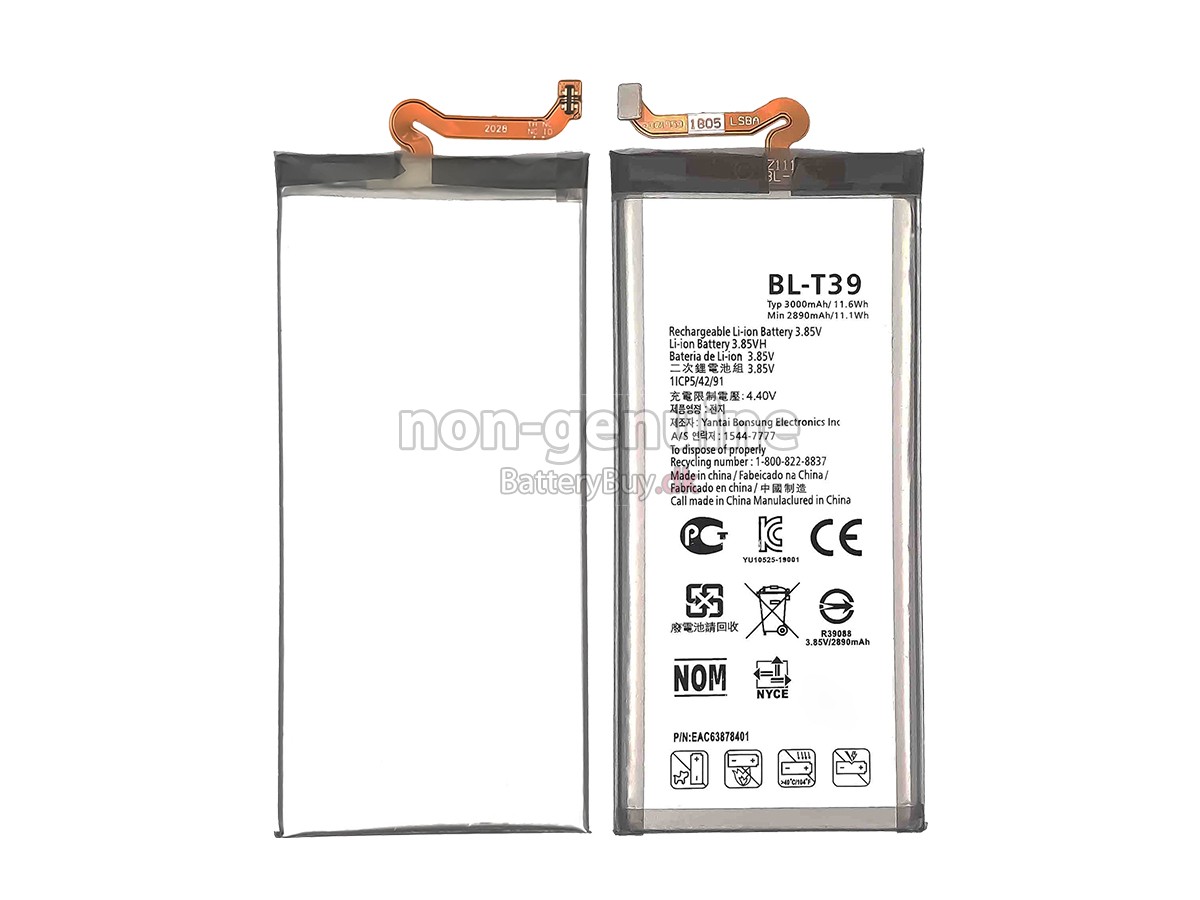LG G710 udskiftningsbatteri