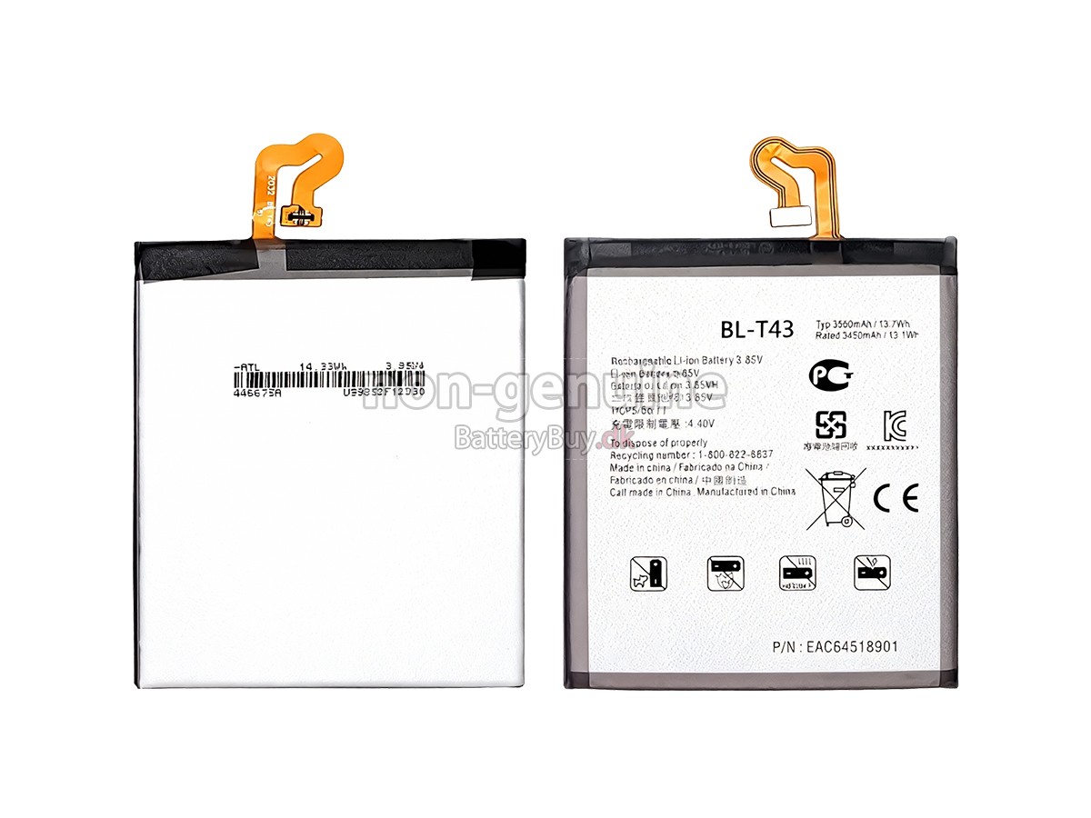 LG BL-T43 udskiftningsbatteri