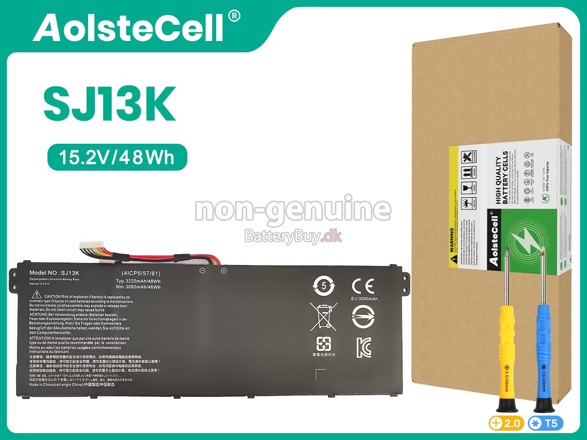 LG GRAM 13UD580-LX10K udskiftningsbatteri