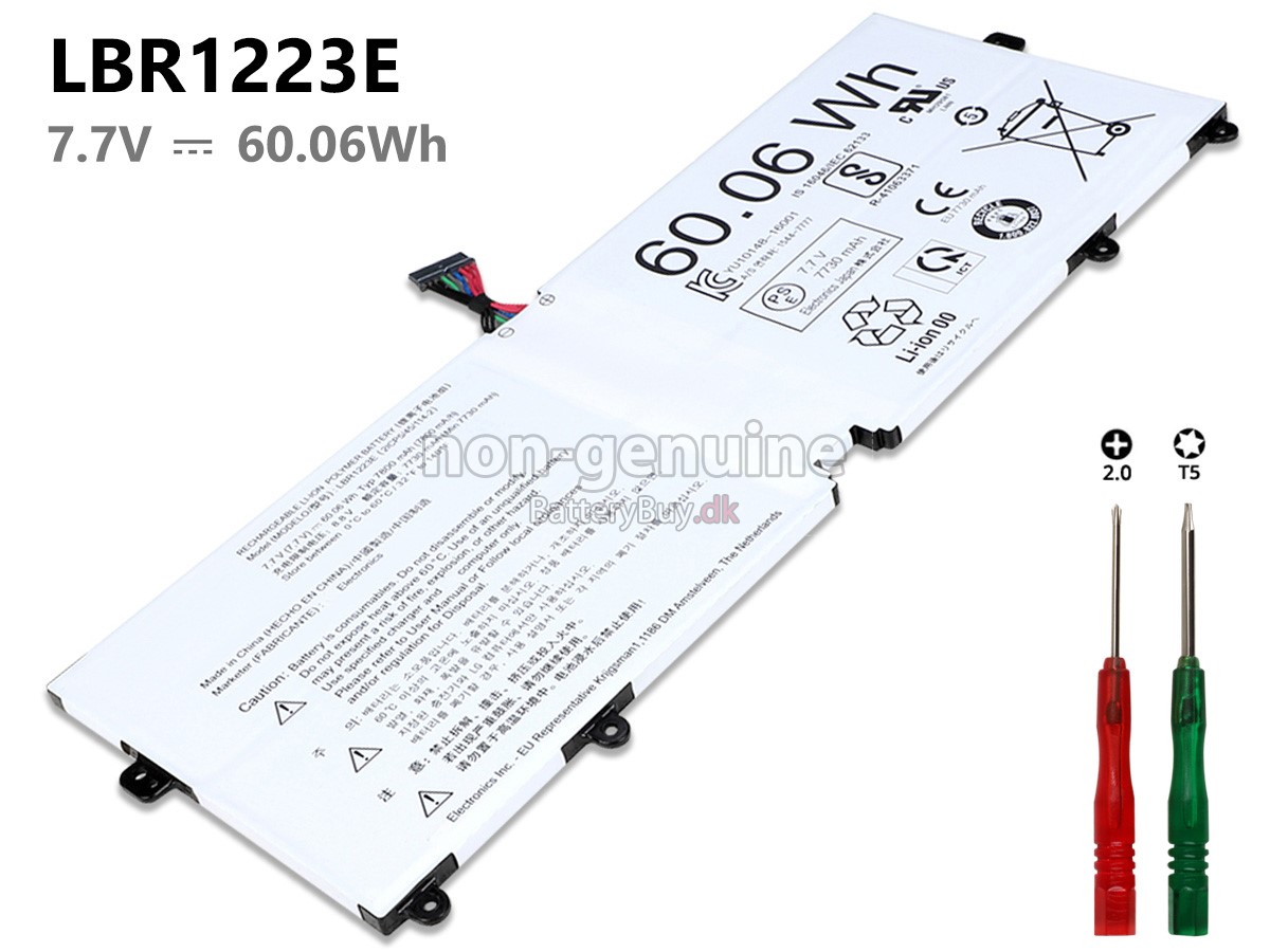 LG GRAM 13Z970-U.AAW5U1 laptop udskiftningsbatteri