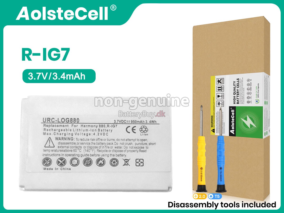 Logitech HARMONY 900 PRO udskiftningsbatteri