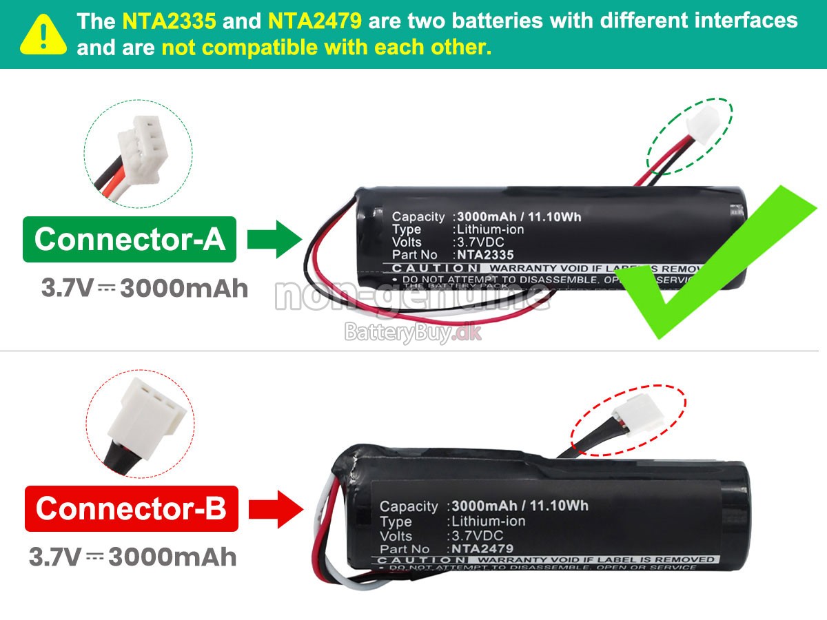 Logitech MM50 udskiftningsbatteri