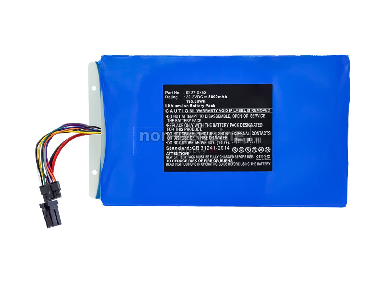 Maquet 0227-0353 udskiftningsbatteri