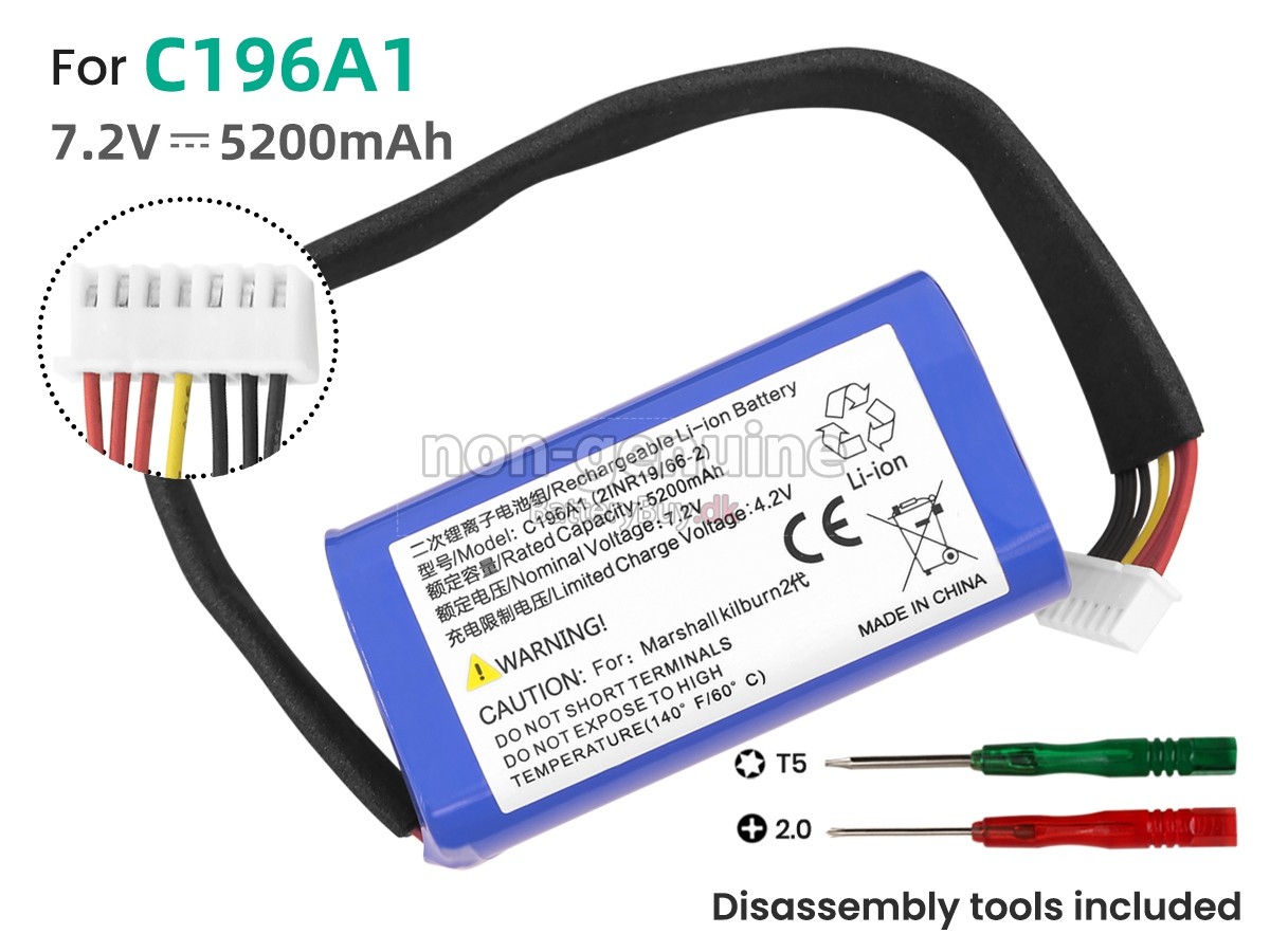 Marshall TF18650-3200-4S2PA udskiftningsbatteri