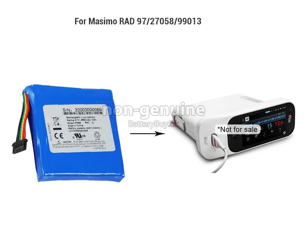Masimo 27058 udskiftningsbatteri