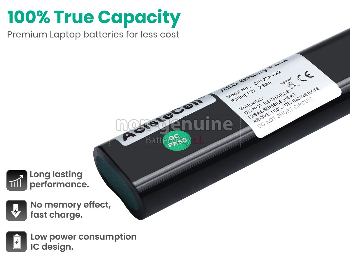 MB AED-7000 udskiftningsbatteri