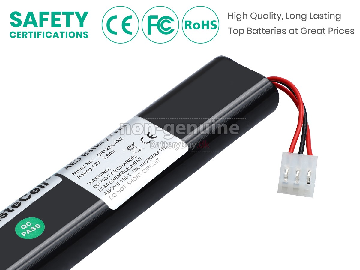 MB AED-7000 udskiftningsbatteri