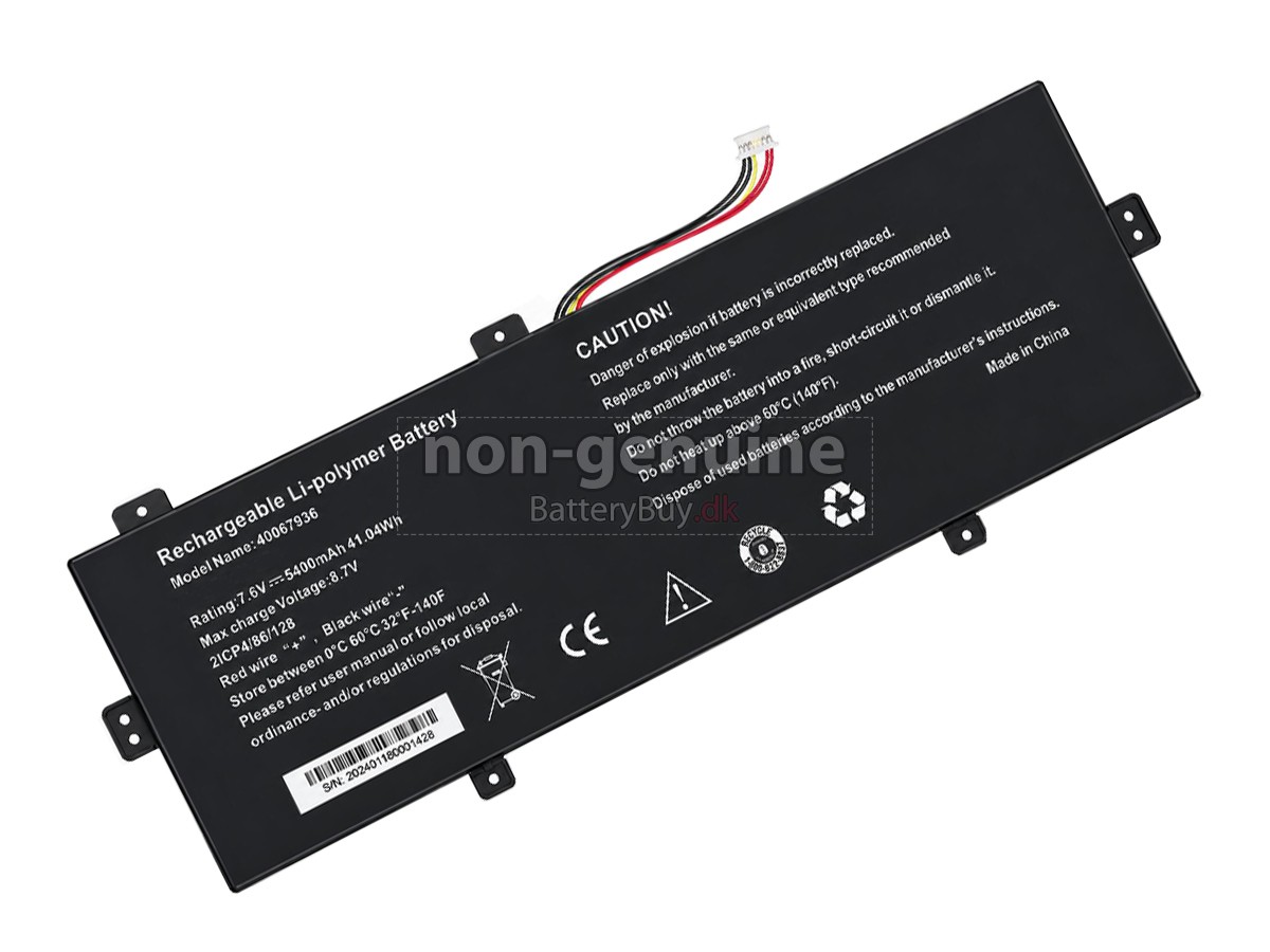 Medion 3786128 udskiftningsbatteri