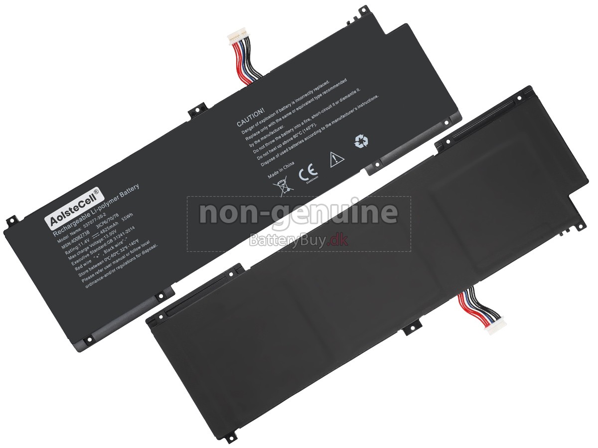 Medion 537077-3S-2 udskiftningsbatteri