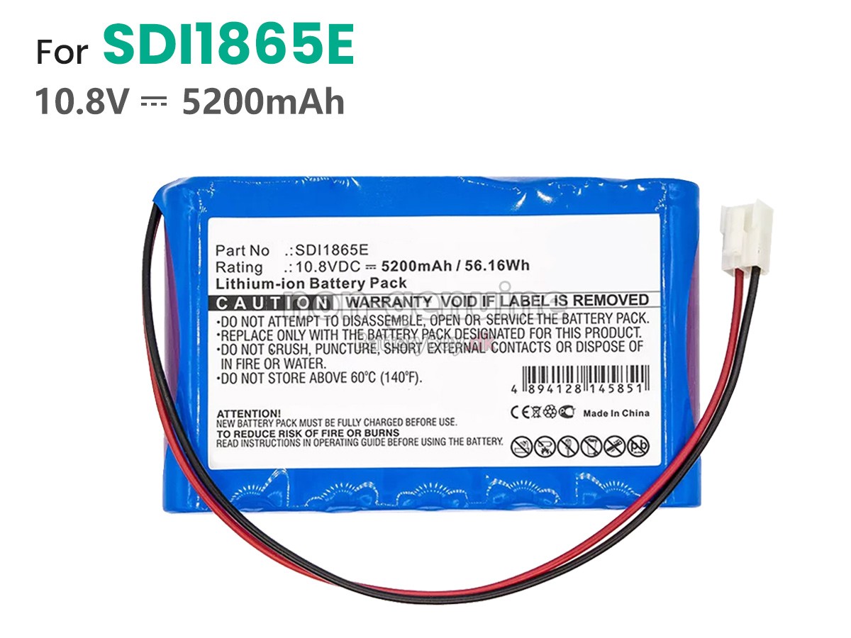Mekics SDI1865E udskiftningsbatteri