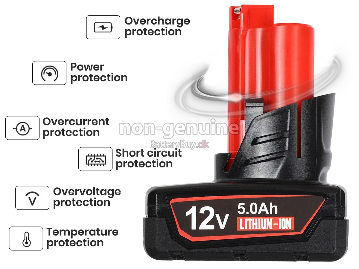 Milwaukee 48-11-2401 udskiftningsbatteri