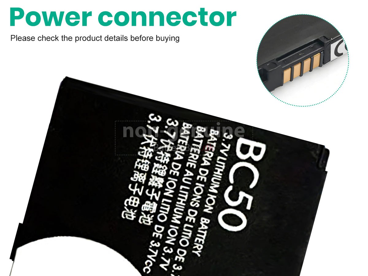Motorola BC50 udskiftningsbatteri