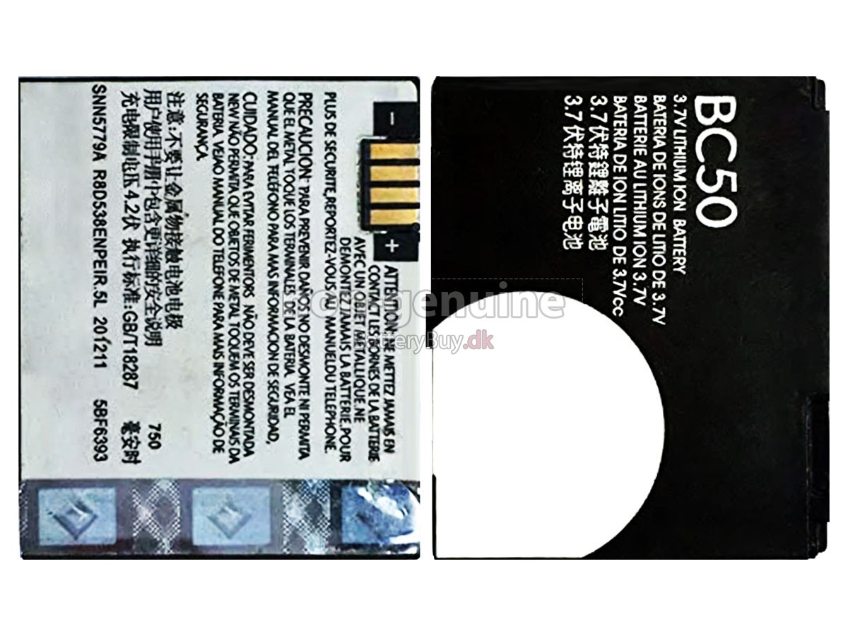 Motorola BC50 udskiftningsbatteri