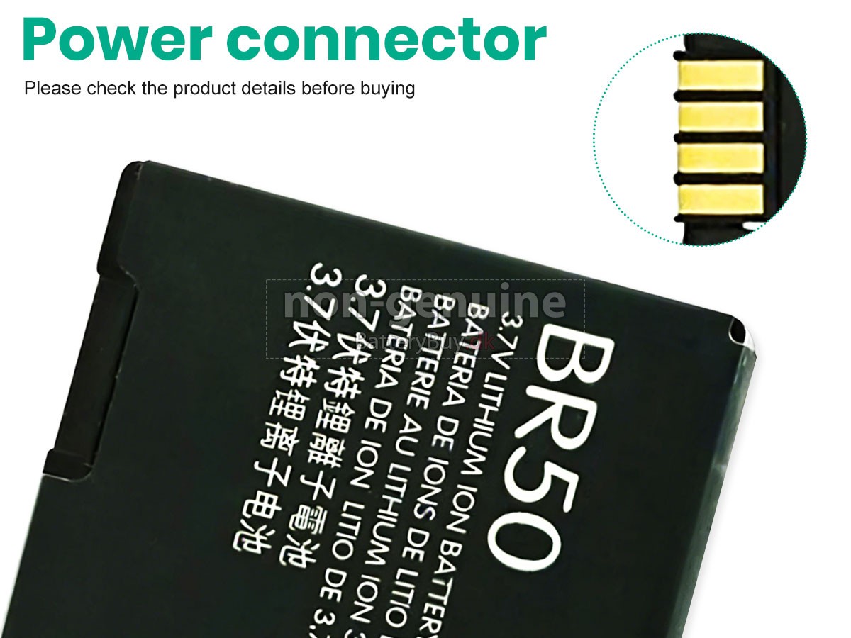 Motorola BR50 udskiftningsbatteri