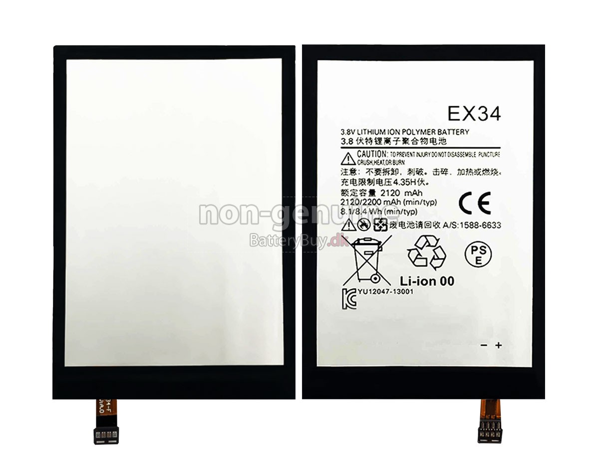 Motorola EX34 udskiftningsbatteri