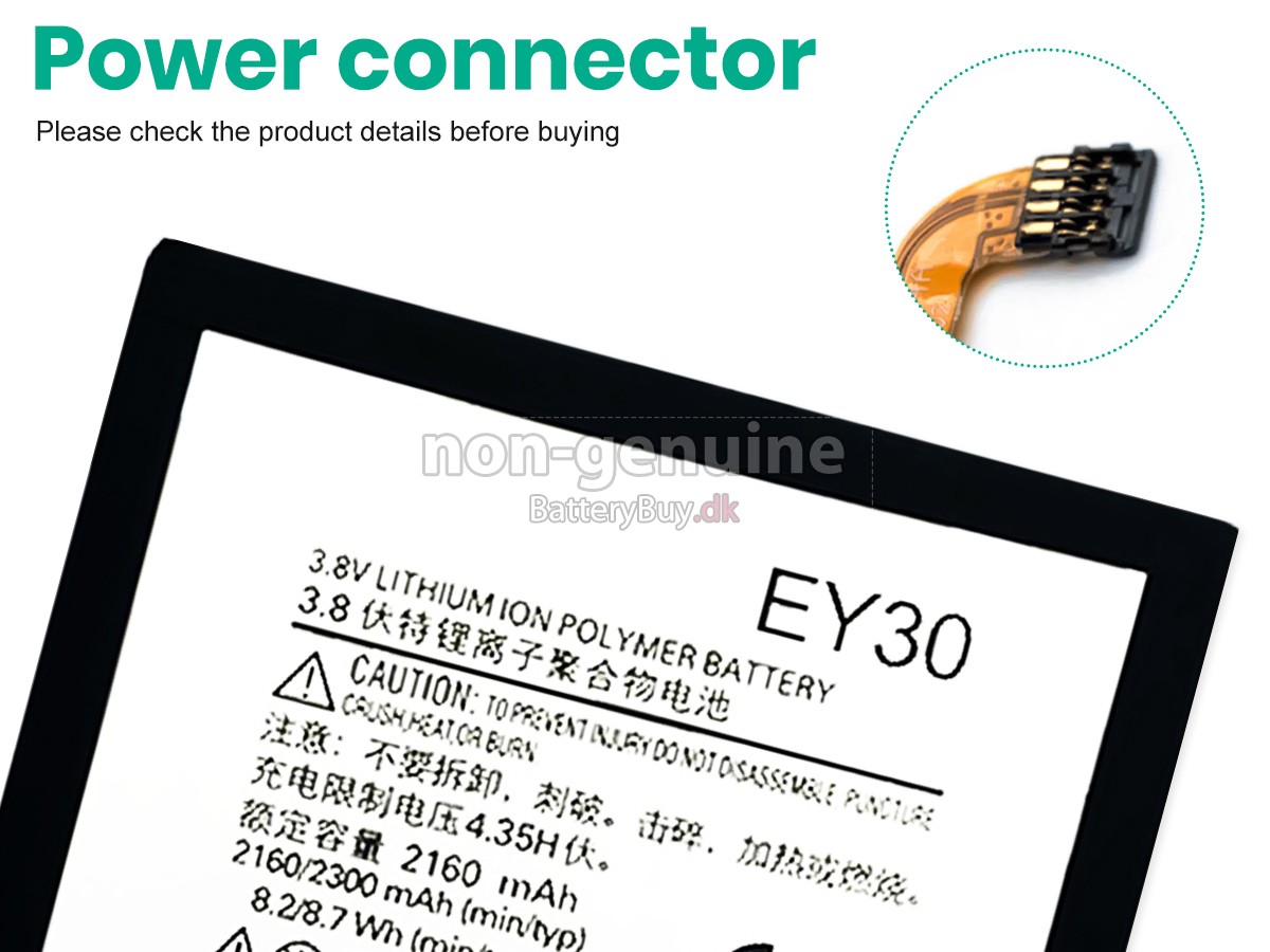 Motorola EY30 udskiftningsbatteri