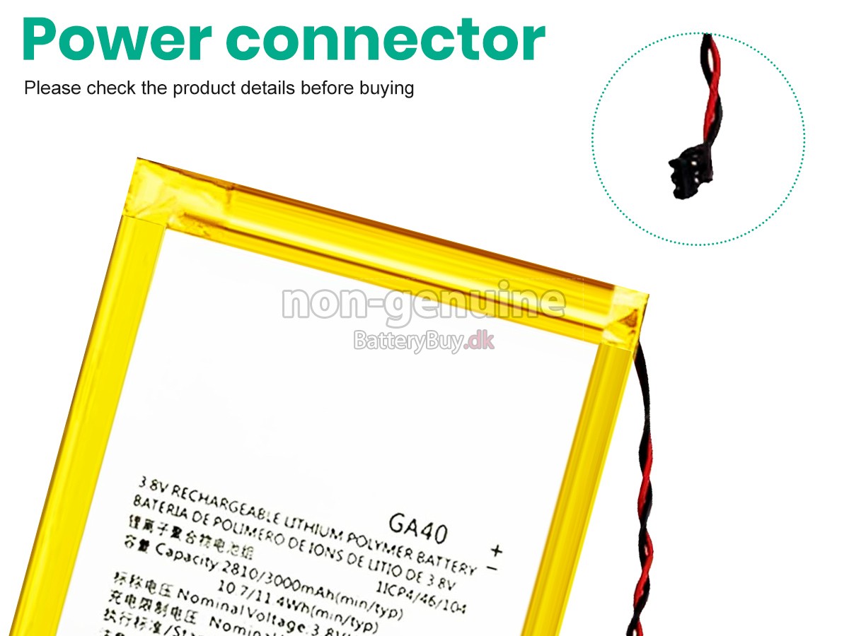 Motorola G4 udskiftningsbatteri