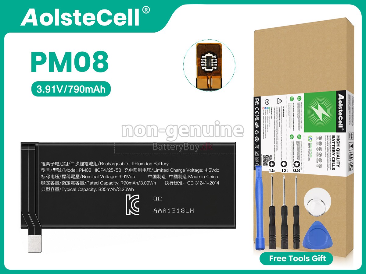 Motorola RAZR 40 ULTRA udskiftningsbatteri