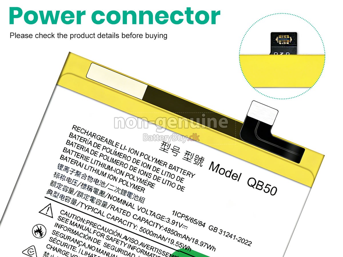 Motorola G84 5G udskiftningsbatteri