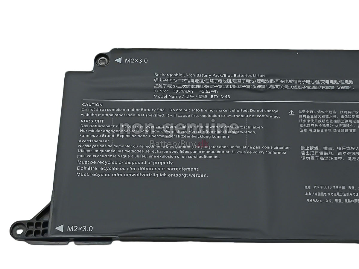 MSI BTY-M4B udskiftningsbatteri
