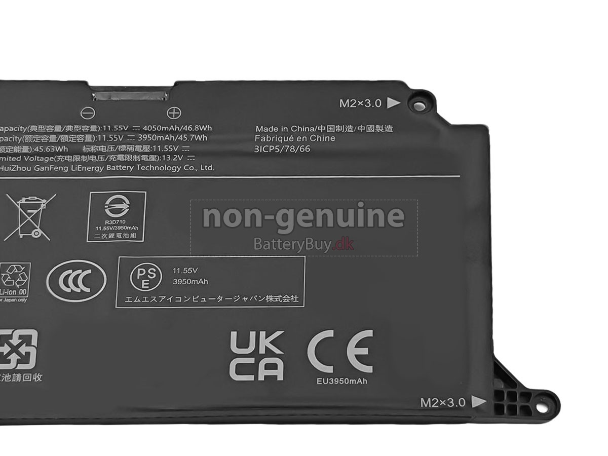 MSI BTY-M4B udskiftningsbatteri