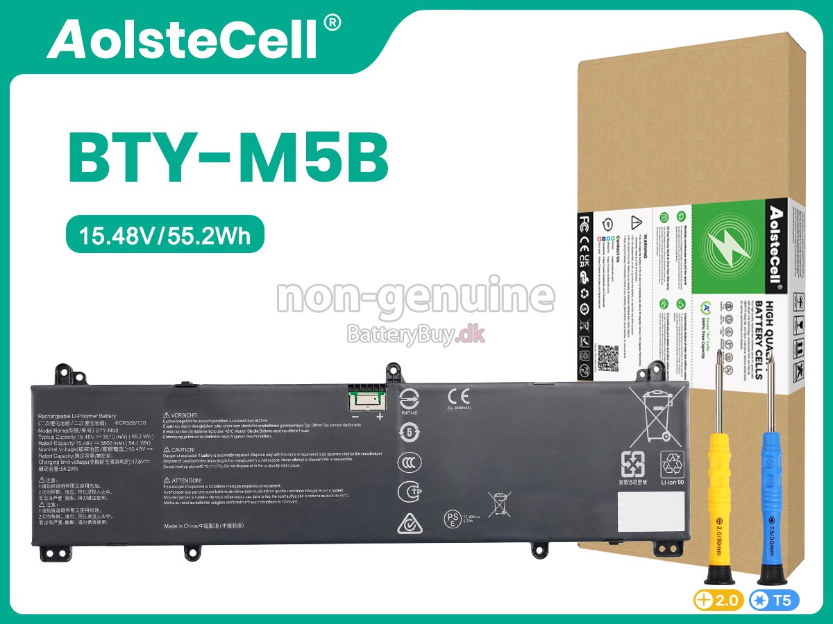 MSI BTY-M5B udskiftningsbatteri