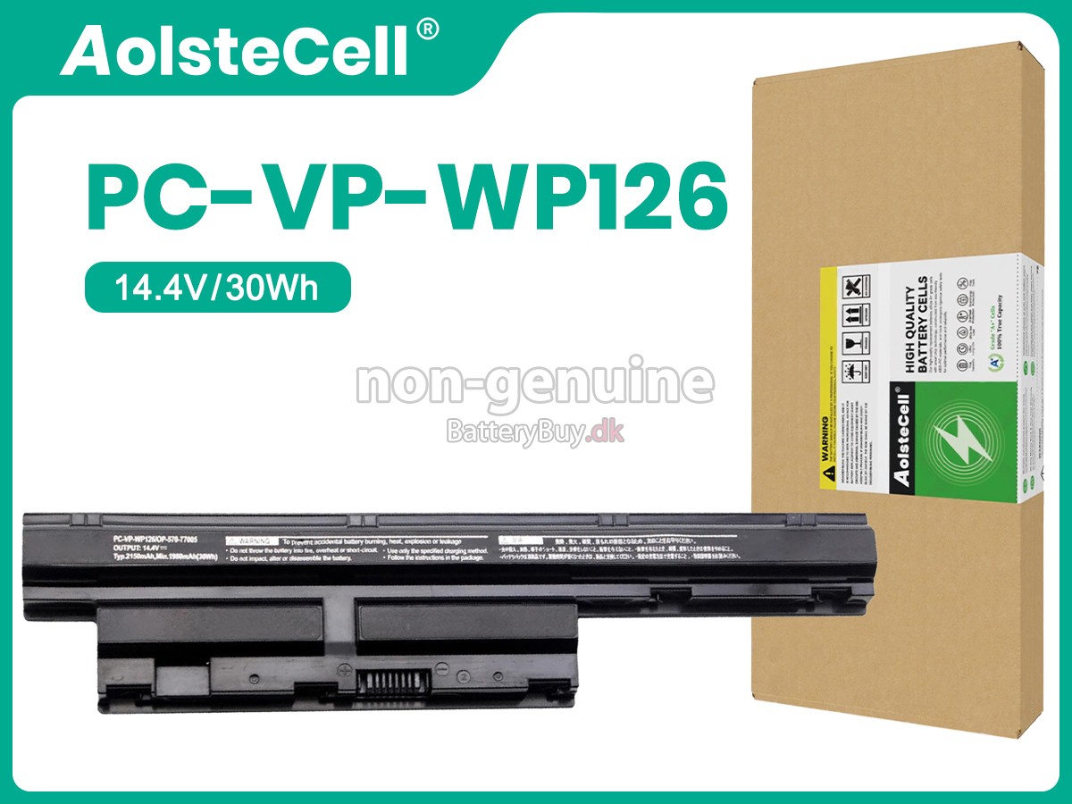 NEC PC-VP-WP126 udskiftningsbatteri