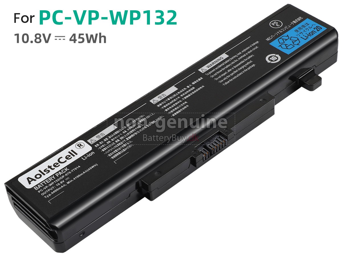 NEC PC-VP-WP132 udskiftningsbatteri