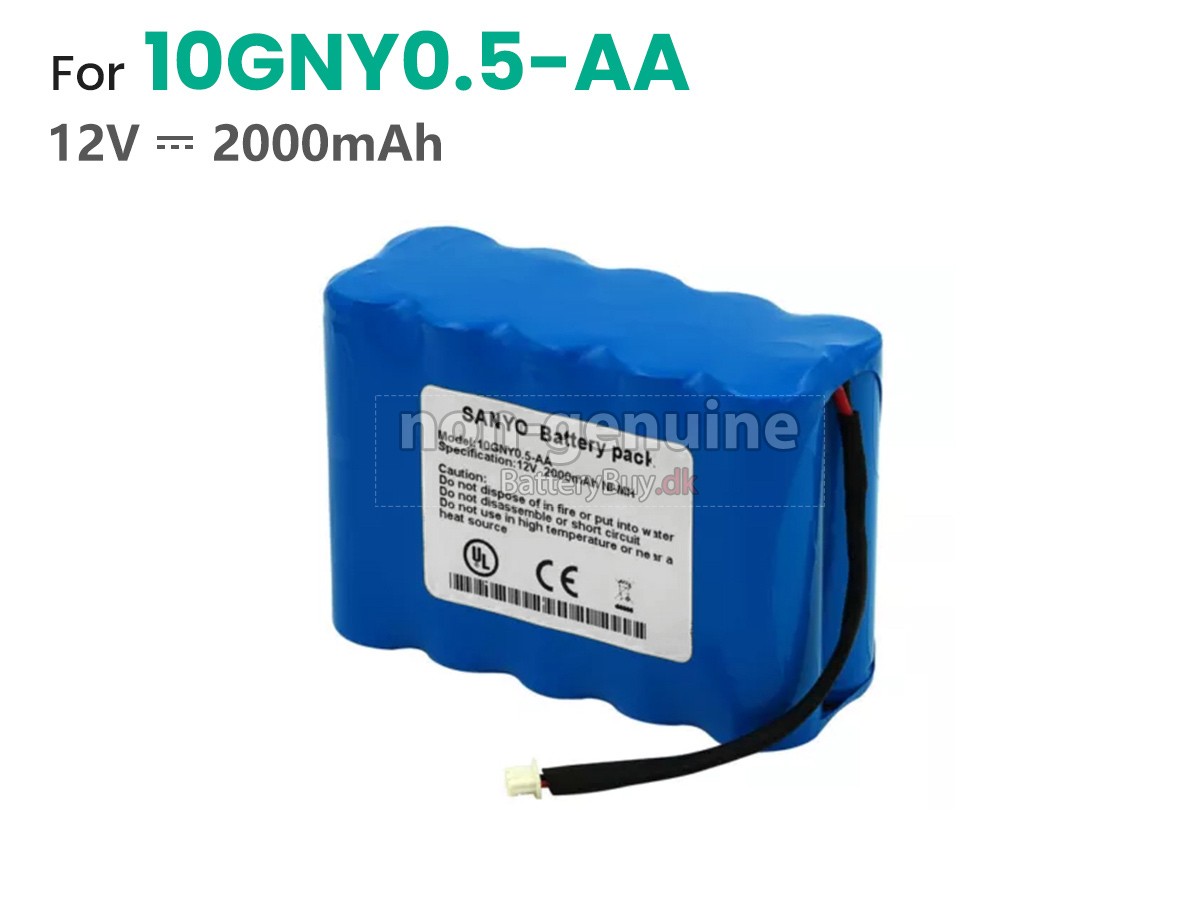 Nihon Kohden 10GNY0.5-AA udskiftningsbatteri