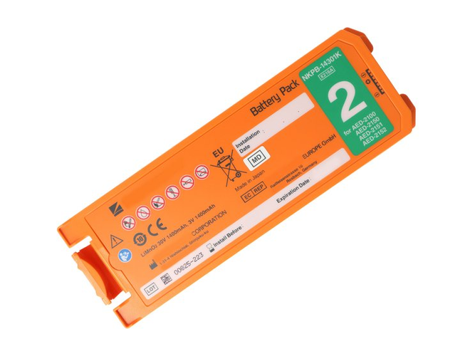 batteri til Nihon Kohden AED-2100