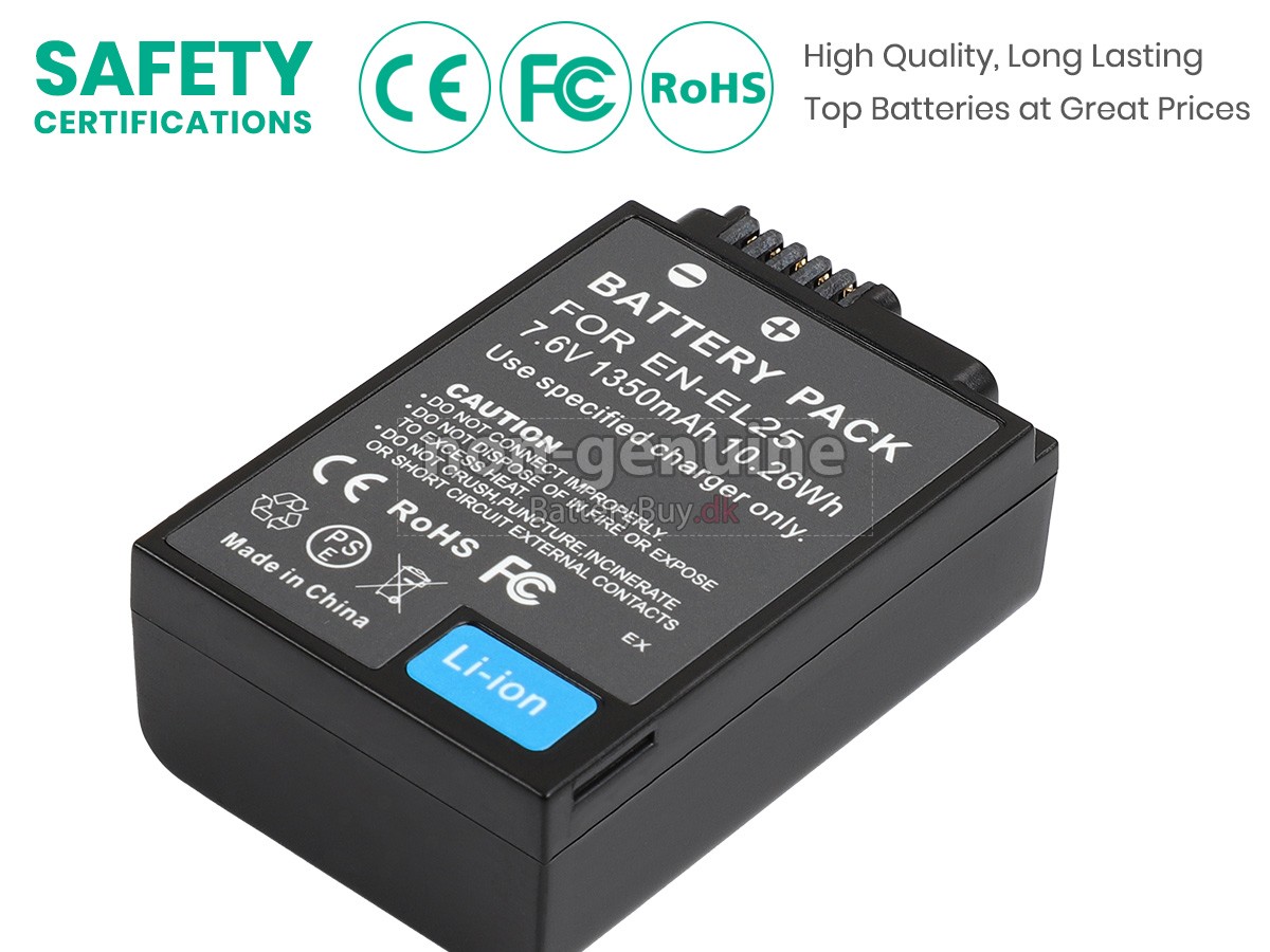 Nikon Z50 udskiftningsbatteri