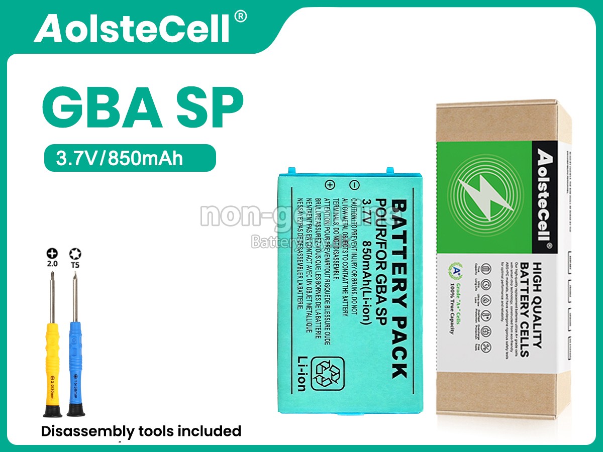 Nintendo GBA-SP udskiftningsbatteri