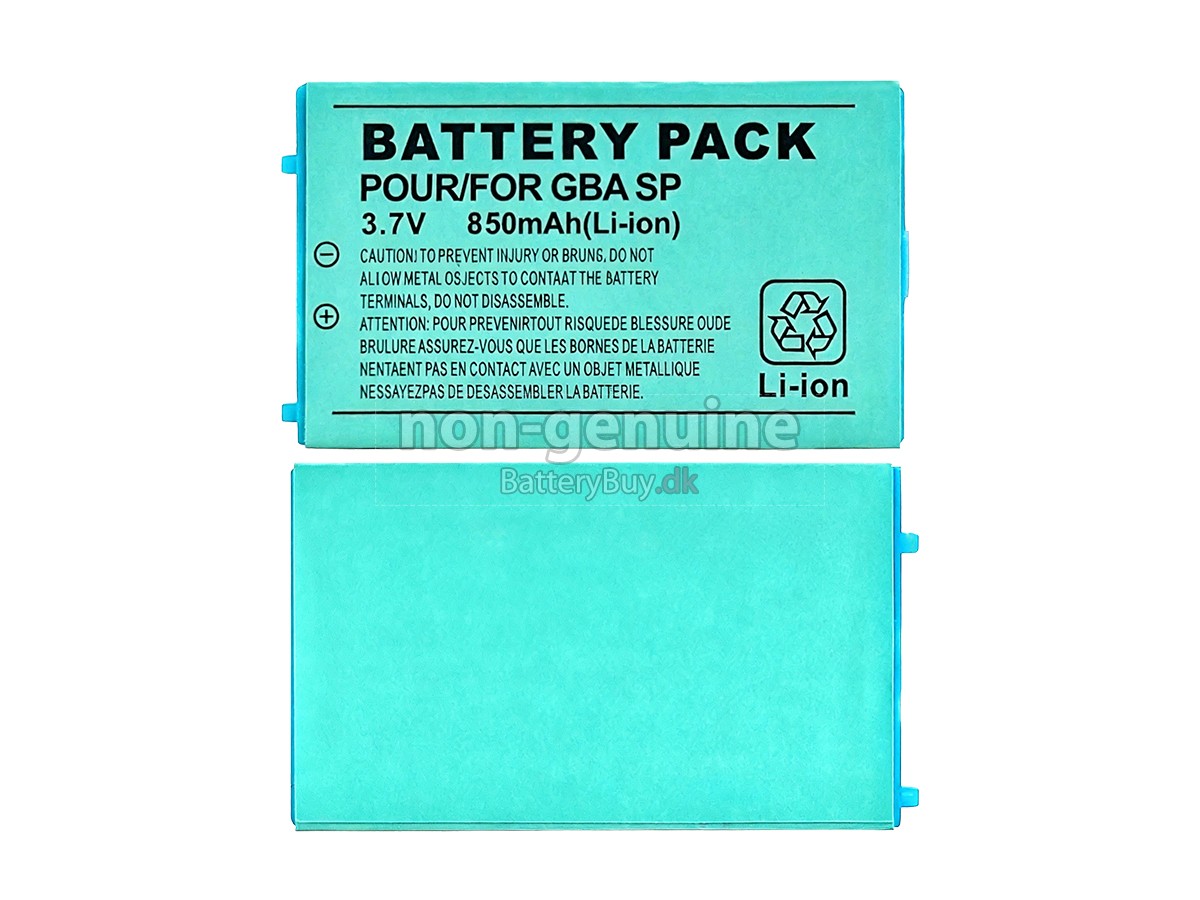 Nintendo GBA-SP udskiftningsbatteri