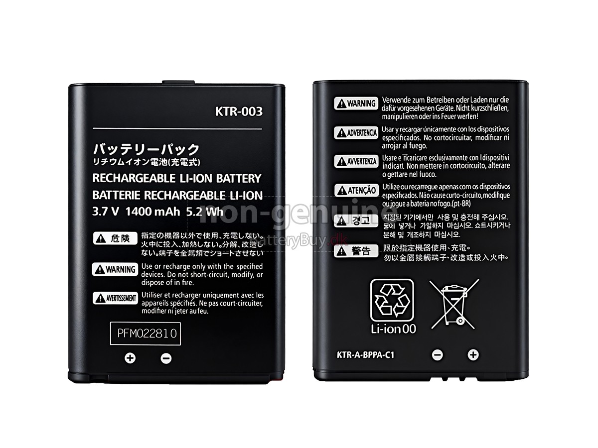 Nintendo KTR-003 udskiftningsbatteri