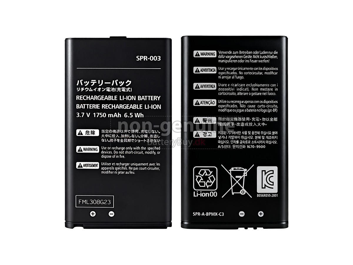 Nintendo 3DS LL udskiftningsbatteri