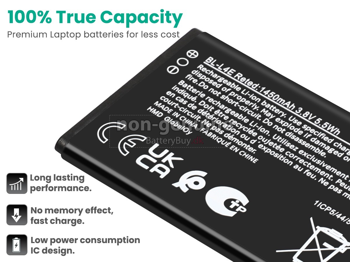 Nokia BL-L4E udskiftningsbatteri