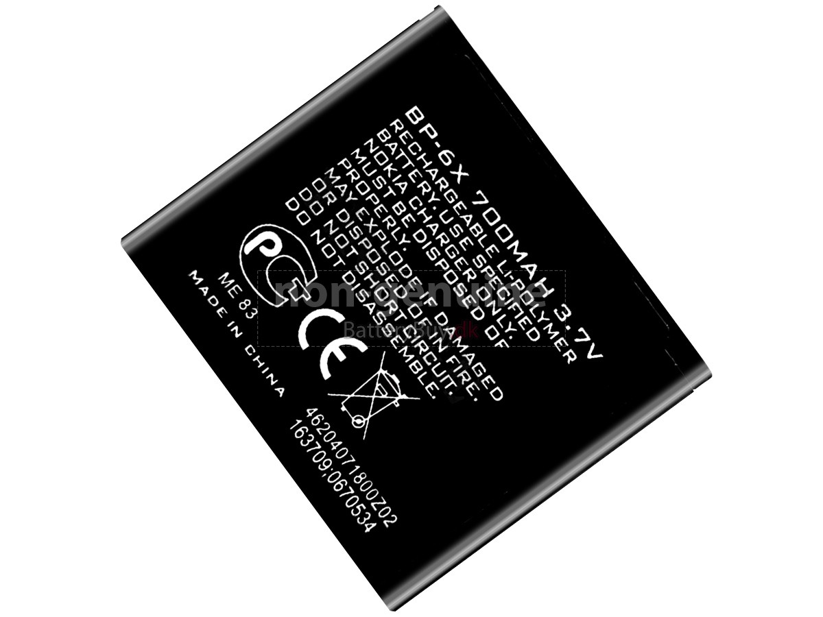 Nokia 8800D udskiftningsbatteri