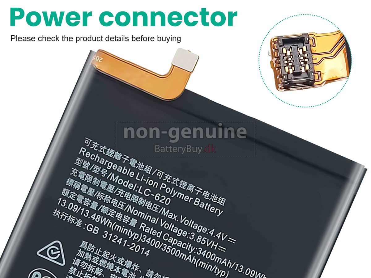 Nokia LC-620 udskiftningsbatteri