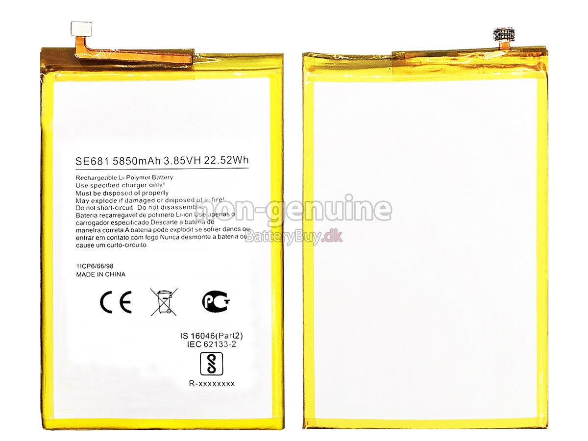Nokia SE681 udskiftningsbatteri
