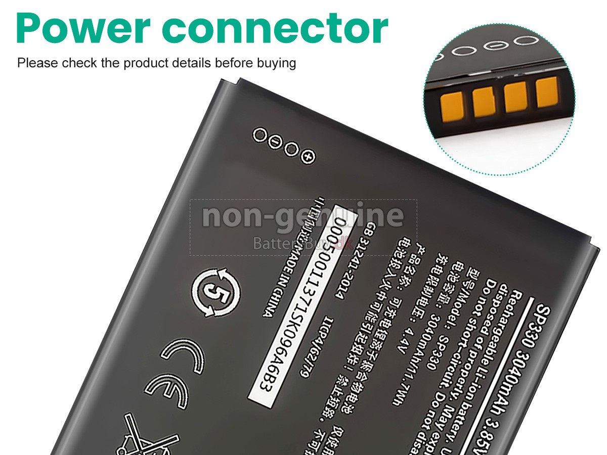 Nokia SP330 udskiftningsbatteri