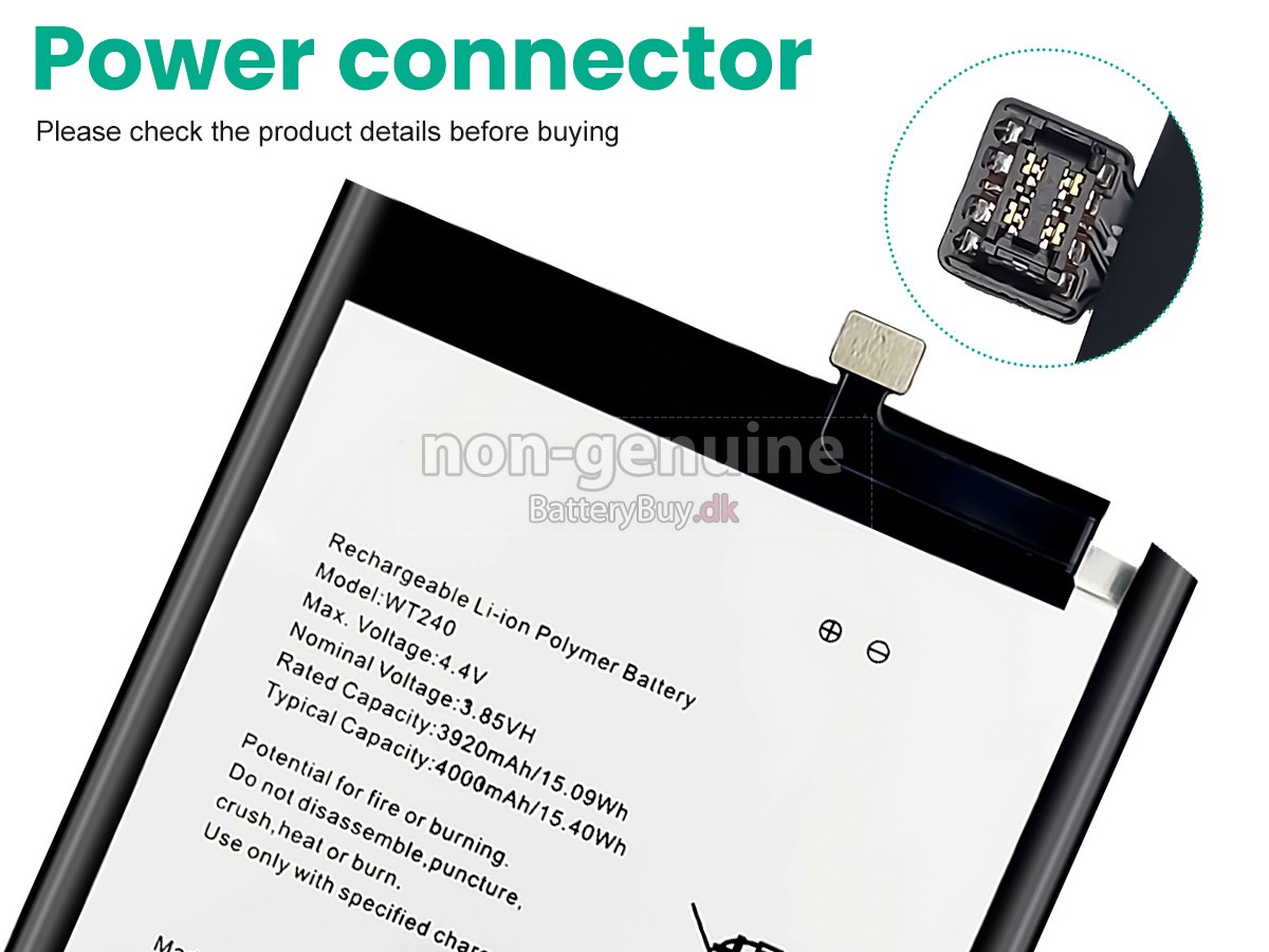 Nokia 3.2 TA-1154 udskiftningsbatteri