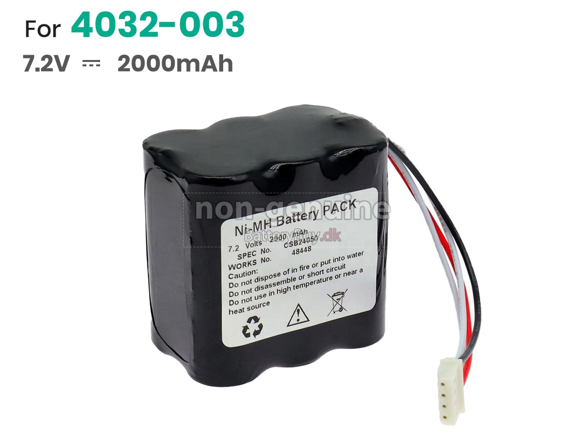 NONIN P/N 9349-001 REV D udskiftningsbatteri