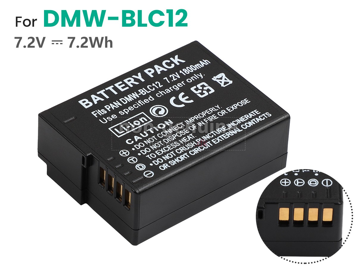 Panasonic DMW-BLC12 udskiftningsbatteri