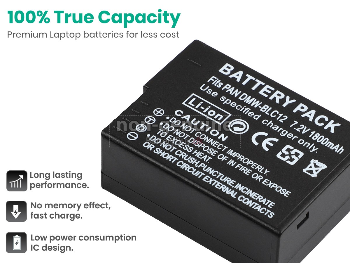 Panasonic DMW-BLC12 udskiftningsbatteri