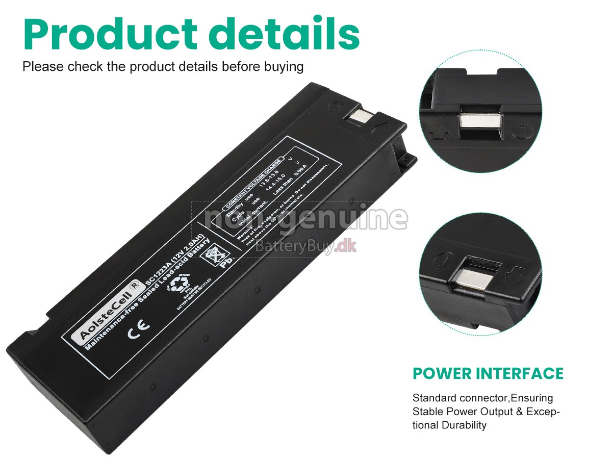 Panasonic MEC1000 udskiftningsbatteri